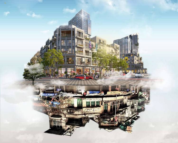 The Manor Central Park có sự giao thoa của văn hóa Tràng An với nét hiện đại của các khu phố thương mại sầm uất năm châu.