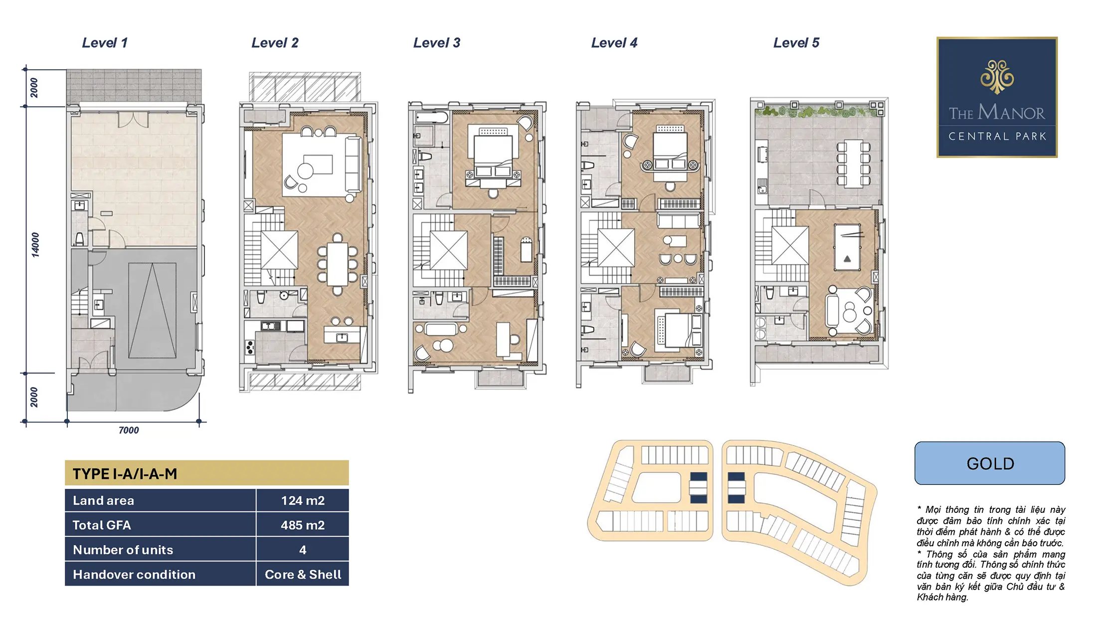 Layout điển hình Shop Villa Glod, Loại I-A/I-A-M phân khu The Aristo The Manor Central Prak Hà Nội Layout điển hình Shop Villa Glod, Loại I-A/I-A-M phân khu The Aristo The Manor Central Prak Hà Nội