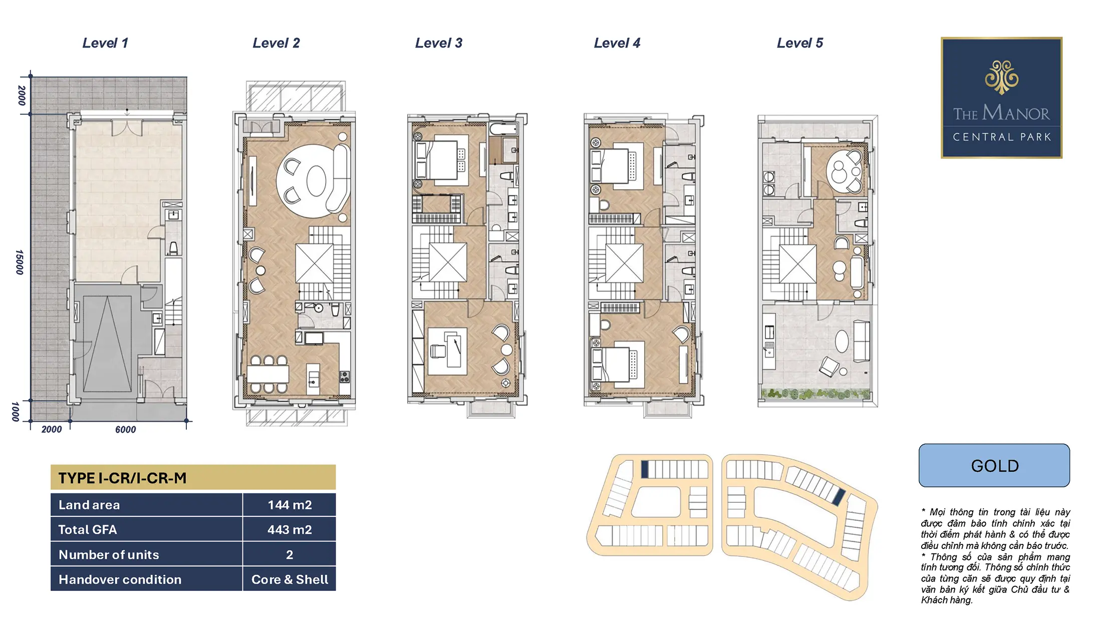 Layout điển hình Shop Villa Glod, Loại I-CR/I-CR-M phân khu The Aristo The Manor Central Prak Hà Nội Layout điển hình Shop Villa Glod, Loại I-CR/I-CR-M phân khu The Aristo The Manor Central Prak Hà Nội