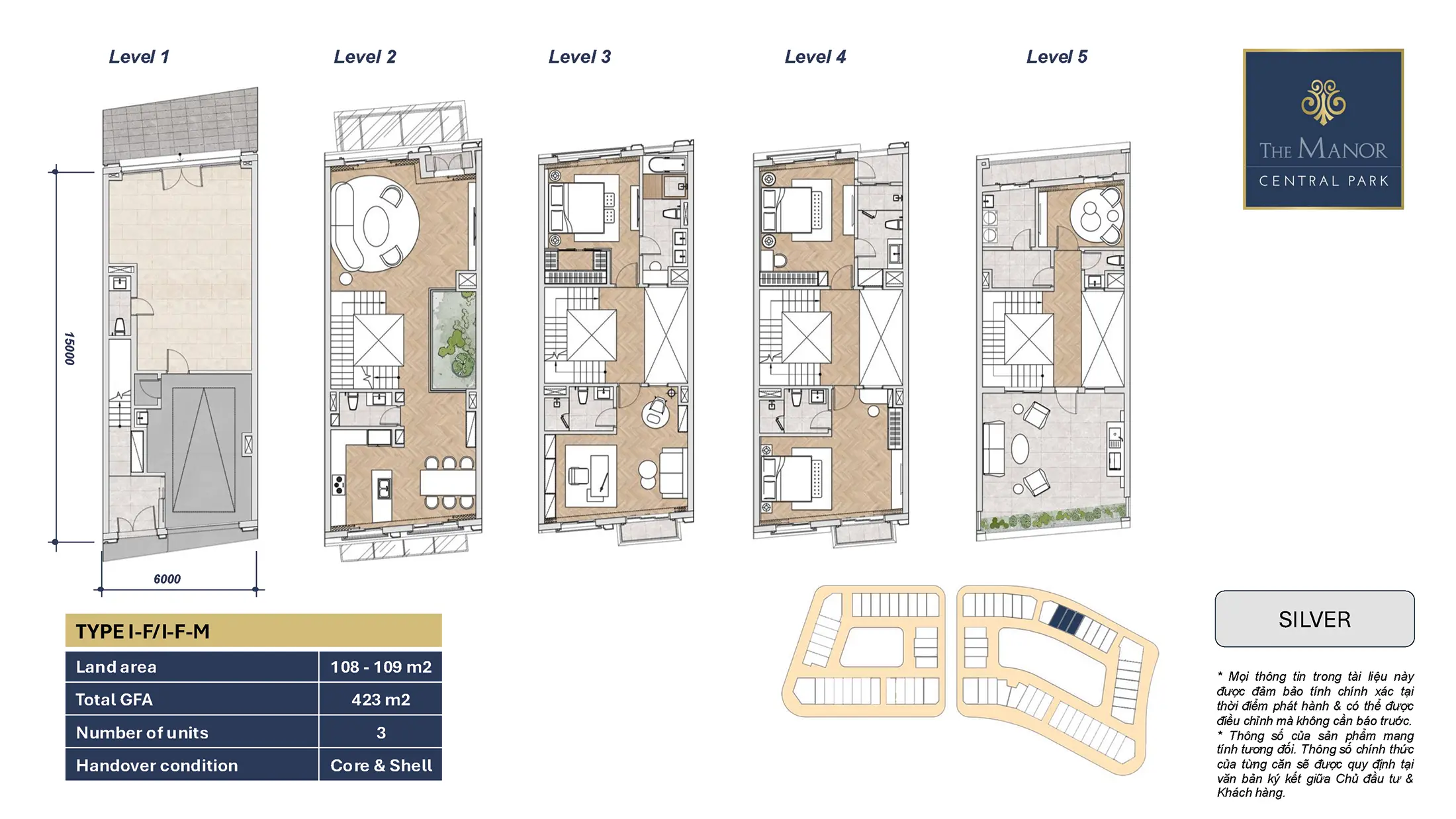 Layout điển hình Shop Villa Sliver, Loại I-F/I-F-M phân khu The Aristo The Manor Central Prak Hà Nội Layout điển hình Shop Villa Sliver, Loại I-F/I-F-M phân khu The Aristo The Manor Central Prak Hà Nội