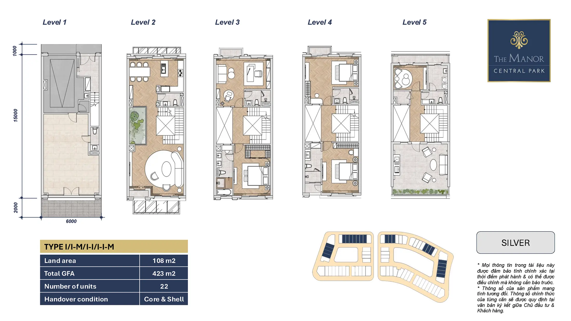 Layout điển hình Shop Villa Sliver, Loại I/I-M/I-I/I-I-M phân khu The Aristo The Manor Central Prak Hà Nội Layout điển hình Shop Villa Sliver, Loại I/I-M/I-I/I-I-M phân khu The Aristo The Manor Central Prak Hà Nội