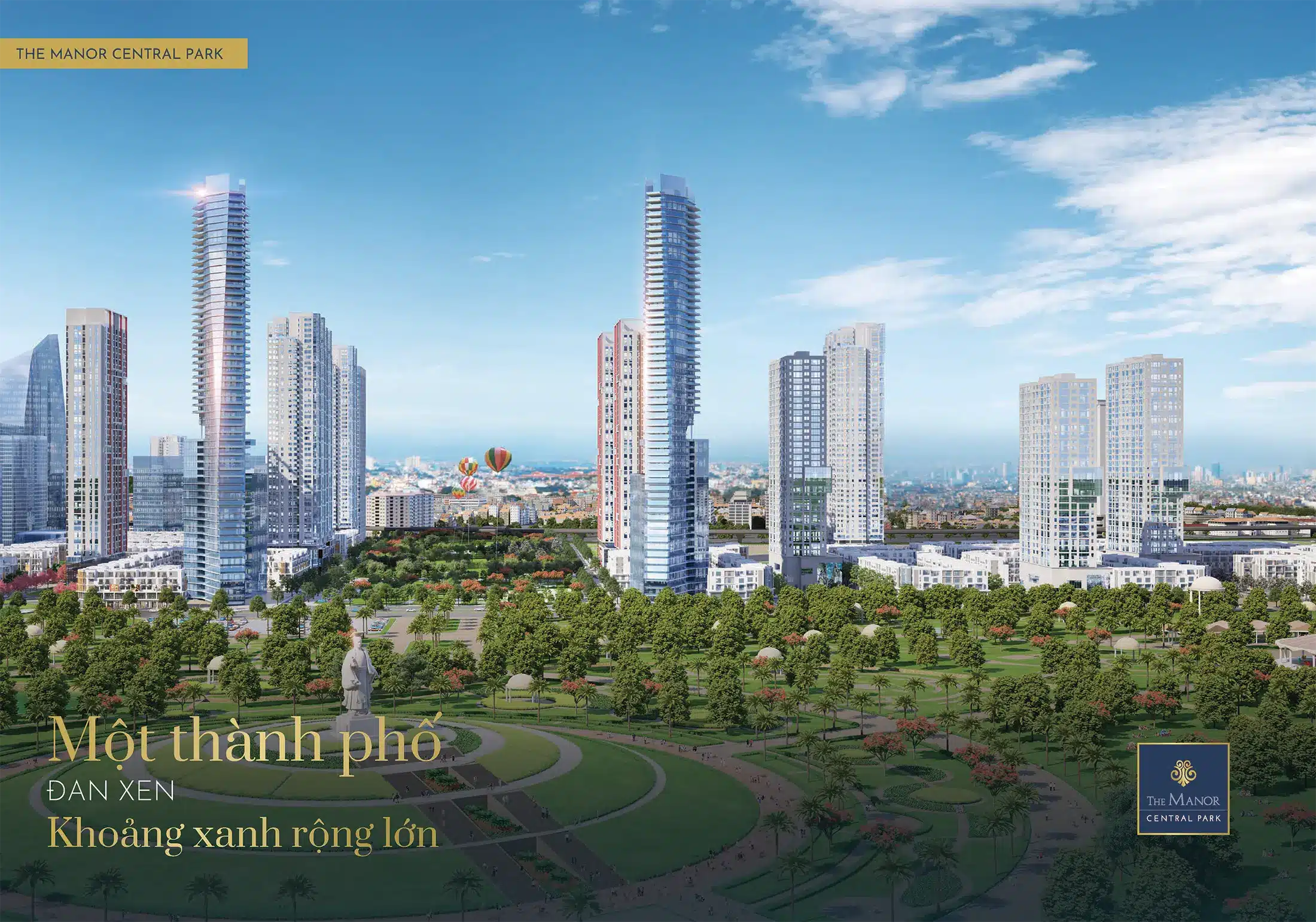 The Manor Central Prak một thành phố đan xen khoảng xanh rộng lớn giữa lòng Hà Nội. The Manor Central Prak một thành phố đan xen khoảng xanh rộng lớn giữa lòng Hà Nội.