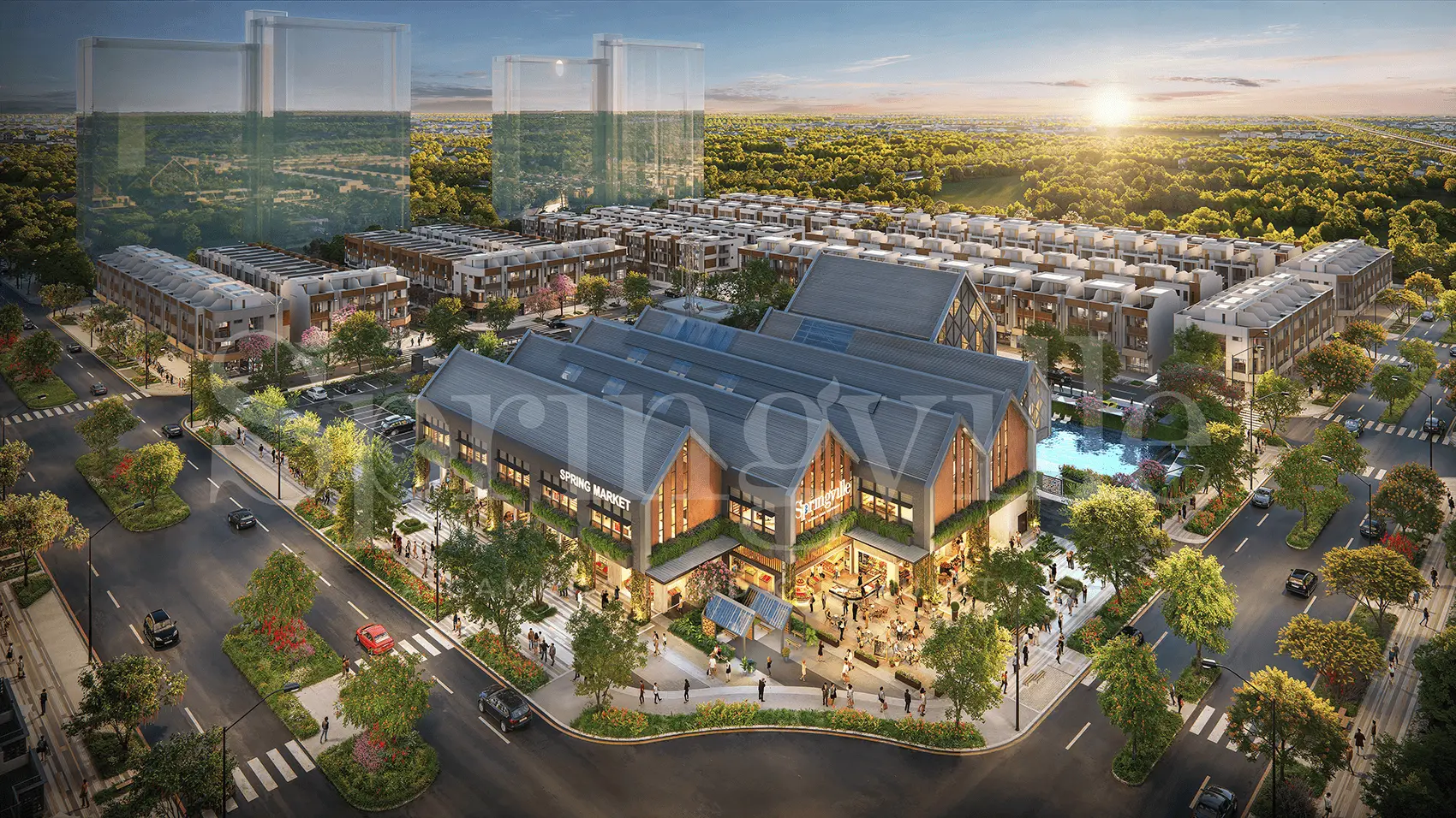 Spring Ville – Khu đô thị hiện đại với tiện ích quốc tế, hòa quyện văn hóa địa phương tại Đồng Nai.