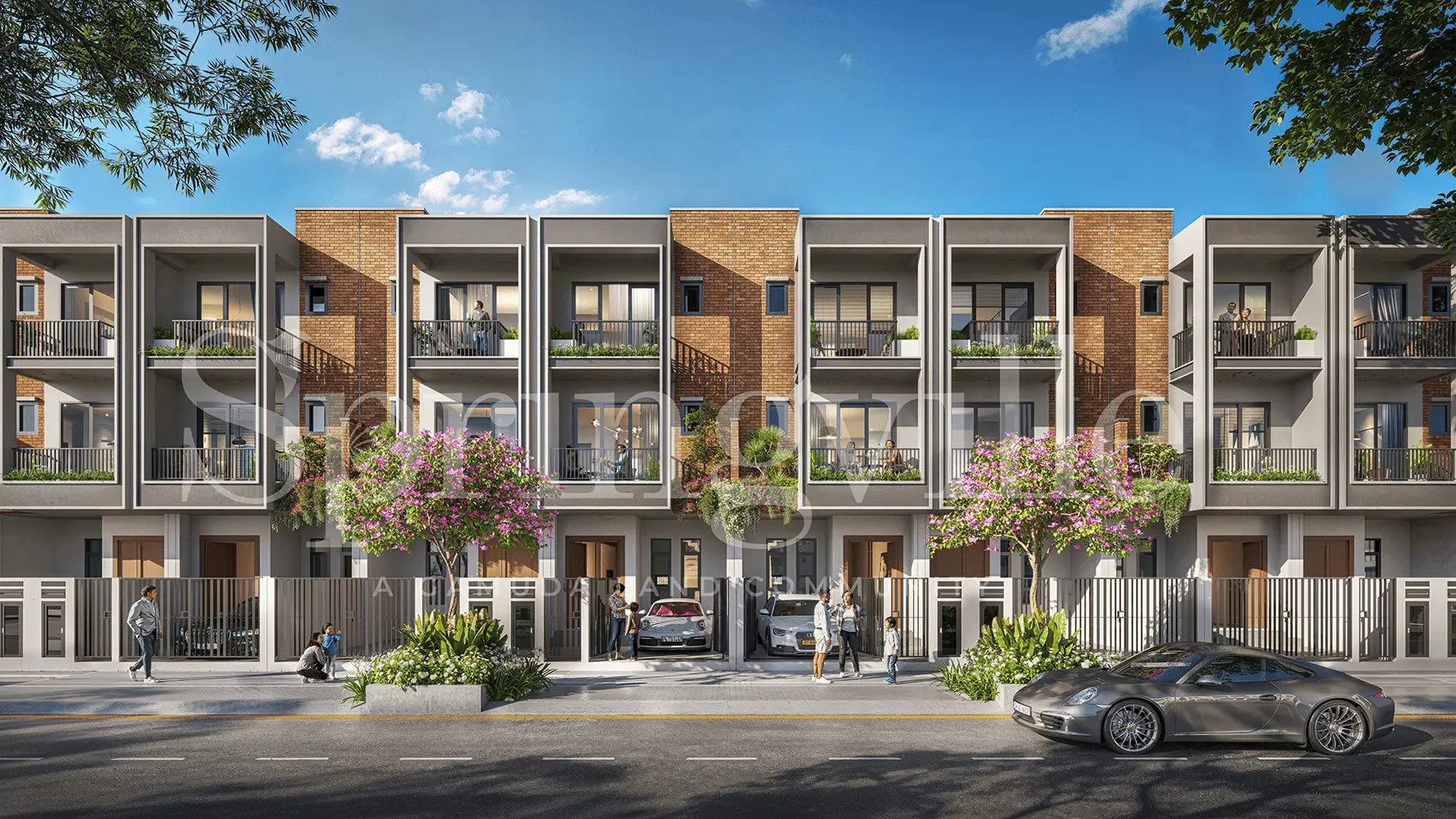 Spring Ville – khu đô thị xanh mát với các căn nhà phố hiện đại tại Nhơn Trạch, Đồng Nai.